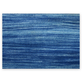 Поздравительная открытка с принтом Texture. Denim в Новосибирске, 100% бумага | плотность бумаги 280 г/м2, матовая, на обратной стороне линовка и место для марки
 | Тематика изображения на принте: background | blue | dark | denim | gradient | ice | jeans | paints | ripples | spot | spots | stripes | texture | white | белый | градиент | джинсы | лед | линии | полосы | пятна | пятно | светлый | синий | текстура | темная | ткань | тьма | фон