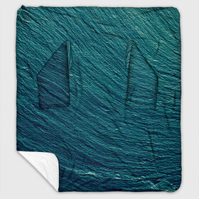 Плед с рукавами с принтом Endless Sea в Новосибирске, 100% полиэстер | Закругленные углы, все края обработаны. Ткань не мнется и не растягивается. Размер 170*145 | background | blue | dark | gradient | green | lines | ocean | paints | ripples | sea | spot | spots | stripes | texture | waves | волны | голубая | градиент | зеленый | краски | линии | море | океан | полосы | пятна | пятно | рябь | текстура | т