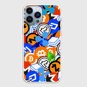 Чехол для iPhone 13 Pro Max с принтом КРИПТОВАЛЮТЫ   CRYPTOCURRENCY в Новосибирске,  |  | Тематика изображения на принте: binance | binance com | bitcoin | bittrex com | btc | exmo me | hodl | pattern. | trading | zcash | банан биржа | бинанс | биткоин | доги | криптовалюта биржа | криптотрейдер | криптотрейдинг | трейдинг | узор | эфир