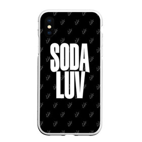 Чехол для iPhone XS Max матовый с принтом Репер - SODA LUV в Новосибирске, Силикон | Область печати: задняя сторона чехла, без боковых панелей | rap | rapper | soda luv | st. petersburg | vladislav terentyuk | владислав терентюк | репер | рэп | рэп исполнитель | санкт петербург