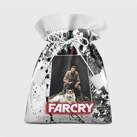 Подарочный 3D мешок с принтом FARCRY WOLF в Новосибирске, 100% полиэстер | Размер: 29*39 см | far cry | far cry 5 | far cry new dawn | far cry primal | farcry | fc 5 | fc5 | game | new dawn | primal | игры | постапокалипсис | фар край | фар край 5