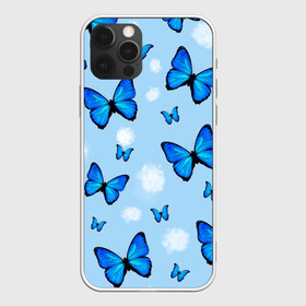 Чехол для iPhone 12 Pro Max с принтом Бабочки с Облаками в Новосибирске, Силикон |  | morgenstern | бабочка | бабочки | морген | моргеншетрн бабочки | моргенштерн | насекомые | нежный | рисунок | роза | сирень | цветочек | цветочный | цветы