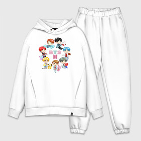 Мужской костюм хлопок OVERSIZE с принтом BTS Toys BT21 БТС БТ21 в Новосибирске,  |  | bangtan | bangtan boys | beyond the scene | bt21 | bts | bts toys | carton | бангтан | бт21 | бтс | группа бтс