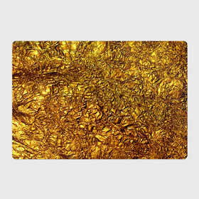 Магнитный плакат 3Х2 с принтом Сусальное золото в Новосибирске, Полимерный материал с магнитным слоем | 6 деталей размером 9*9 см | gold | золото | золотой | мятая | сусальное | фольга