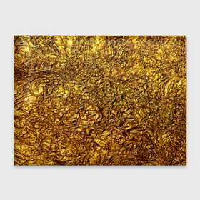 Обложка для студенческого билета с принтом Сусальное золото в Новосибирске, натуральная кожа | Размер: 11*8 см; Печать на всей внешней стороне | Тематика изображения на принте: gold | золото | золотой | мятая | сусальное | фольга