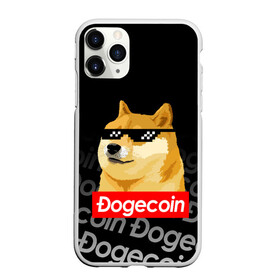 Чехол для iPhone 11 Pro Max матовый с принтом DOGECOIN / DOGE / ДОГИКОИН в Новосибирске, Силикон |  | crypto | cryptocurrency | doge | dogecoin | elon mask | trading | биржа криптовалют | доги | догикоин | илон маск | криптовалюта | мем | трейдинг.