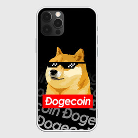 Чехол для iPhone 12 Pro с принтом DOGECOIN / DOGE / ДОГИКОИН в Новосибирске, силикон | область печати: задняя сторона чехла, без боковых панелей | crypto | cryptocurrency | doge | dogecoin | elon mask | trading | биржа криптовалют | доги | догикоин | илон маск | криптовалюта | мем | трейдинг.