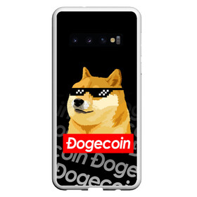 Чехол для Samsung Galaxy S10 с принтом DOGECOIN / DOGE / ДОГИКОИН в Новосибирске, Силикон | Область печати: задняя сторона чехла, без боковых панелей | crypto | cryptocurrency | doge | dogecoin | elon mask | trading | биржа криптовалют | доги | догикоин | илон маск | криптовалюта | мем | трейдинг.