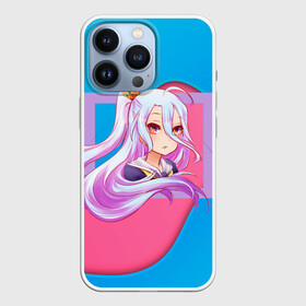 Чехол для iPhone 13 Pro с принтом Sweet Shiro в Новосибирске,  |  | anime | no game no life | аниме | анимэ | без игры жизни нет | пустые | сиро | сора