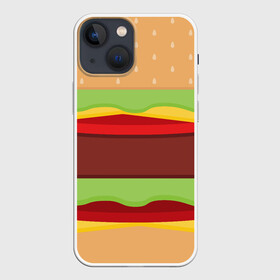 Чехол для iPhone 13 mini с принтом Бутерброд в Новосибирске,  |  | background | burger | fast food | food | hamburger | sandwich | texture | будет | бургер | бутерброд | гамбургер | еда | текстура | фастфуд | фон