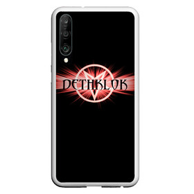 Чехол для Honor P30 с принтом Dethklok в Новосибирске, Силикон | Область печати: задняя сторона чехла, без боковых панелей | dethklok | metalocalypse | апокалипсис | вильям мердерфэйс | металл | металлапокалипсис | мульт | мультфильм | пиклз | рок группа | сквизгаард эксплоужен | токи вортуз