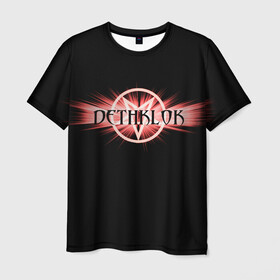 Мужская футболка 3D с принтом Dethklok в Новосибирске, 100% полиэфир | прямой крой, круглый вырез горловины, длина до линии бедер | dethklok | metalocalypse | апокалипсис | вильям мердерфэйс | металл | металлапокалипсис | мульт | мультфильм | пиклз | рок группа | сквизгаард эксплоужен | токи вортуз