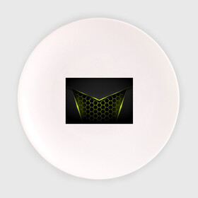 Тарелка 3D с принтом 3D СОТЫ  ОБЪЕМНАЯ БРОНЯ в Новосибирске, фарфор | диаметр - 210 мм
диаметр для нанесения принта - 120 мм | 3d | 3д | luxury | versace | vip | абстракция | блеск | блестки | версаче | вип | паттерн | роскошь | соты | текстуры