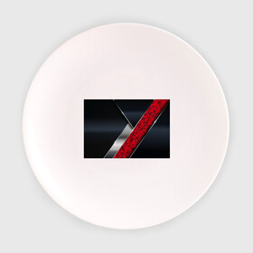 Тарелка 3D с принтом 3D BLACK AND RED METAL в Новосибирске, фарфор | диаметр - 210 мм
диаметр для нанесения принта - 120 мм | 3d | 3д | luxury | versace | vip | абстракция | блеск | блестки | версаче | вип | паттерн | роскошь | соты | текстуры