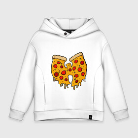 Детское худи Oversize хлопок с принтом Wu-Tang Pizza в Новосибирске, френч-терри — 70% хлопок, 30% полиэстер. Мягкий теплый начес внутри —100% хлопок | боковые карманы, эластичные манжеты и нижняя кромка, капюшон на магнитной кнопке | Тематика изображения на принте: black | hiphop | method man | music | new york | nyc | odb | old school | pizza | rap | rza | wu tang clan | wutang | ву тэнг | граффити | микрофон | музыка | нью йорк | пицца | рэп | рэпер | хипхоп