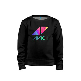 Детский свитшот хлопок с принтом AVICII RAINBOW в Новосибирске, 100% хлопок | круглый вырез горловины, эластичные манжеты, пояс и воротник | Тематика изображения на принте: avicii | beatport | club | dj | edm | electro | eq | house | levels | music | production | radio | techno | top | trance | ависи | авичи | дискотека | звезда | клуб | музыка | музыкант | продюссер | радио | фестиваль | швеция | эквалайзер