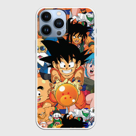 Чехол для iPhone 13 Pro Max с принтом Dragon Ball (главные герои) в Новосибирске,  |  | Тематика изображения на принте: anime | dragon ball | dragon ball z | goku | аниме | драконий жемчуг | жемчуг дракона | манга | сайян | сон гоку