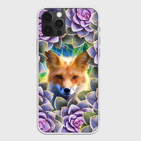 Чехол для iPhone 12 Pro Max с принтом Лиса среди цветов в Новосибирске, Силикон |  | flower | flowers | fox | лиса | лисичка | цветок | цветы