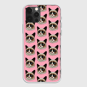 Чехол для iPhone 12 Pro с принтом Кот мемасик в Новосибирске, силикон | область печати: задняя сторона чехла, без боковых панелей | Тематика изображения на принте: грустный кот мем | кот | кот мем | коты | кошка | мем | мем про котов | мемы | мемы с котами