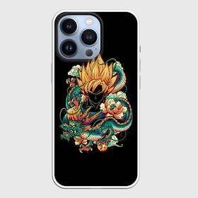 Чехол для iPhone 13 Pro с принтом Dragon Ball. Retro Style в Новосибирске,  |  | ball | birus | boo | broly | dragon | frieza | goku | majin | piccolo | saiyan | sayan | sell | sleep | super | trunks | vejeta | бирус | броли | буу | веджета | гоку | драконий | жемчуг | курилин | маджин | пикколо | сайян | саян | селл | сон | супер | т