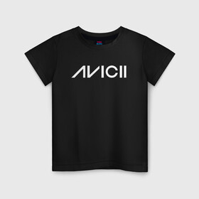 Детская футболка хлопок с принтом AVICII в Новосибирске, 100% хлопок | круглый вырез горловины, полуприлегающий силуэт, длина до линии бедер | Тематика изображения на принте: avicii | dance | dj | electronic | house | music | progressive | авичи | берг | диджей | музыка | тим | том | хангс