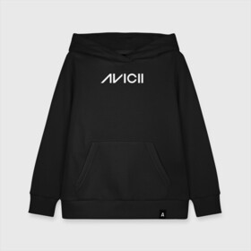 Детская толстовка хлопок с принтом AVICII в Новосибирске, 100% хлопок | Круглый горловой вырез, эластичные манжеты, пояс, капюшен | Тематика изображения на принте: avicii | dance | dj | electronic | house | music | progressive | авичи | берг | диджей | музыка | тим | том | хангс