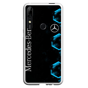 Чехол для Honor P Smart Z с принтом Mercedes Мерседес Неон в Новосибирске, Силикон | Область печати: задняя сторона чехла, без боковых панелей | Тематика изображения на принте: amg | auto | benz | blue | bmw | car | deutchland | germany | gts | mercedes | neon | авто | автомобиль | амг | бенз | бенц | бмв | германия | машина | мерседес | немецкий | неон | неоновые | неоновый | соты