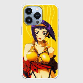 Чехол для iPhone 13 Pro с принтом Cowboy Bebop. Фэй Валентайн в Новосибирске,  |  | Тематика изображения на принте: anime | cowboy bebop | feye | manga | spike spiegel | valentine | айн | аниме | бибоп | джет блэк | ковбой | ковбой бибоп | космический | космос | манга | ретро аниме | спайк шпигель | фэй валентайн