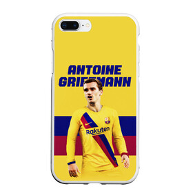 Чехол для iPhone 7Plus/8 Plus матовый с принтом ANTOINE GRIEZMANN / ГРИЗМАНН в Новосибирске, Силикон | Область печати: задняя сторона чехла, без боковых панелей | Тематика изображения на принте: antoine griezmann | barcelona | football | sport | антуан гризманн | барселона | номер 7 | сборная франции | спорт. | футбол