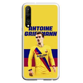 Чехол для Honor P30 с принтом ANTOINE GRIEZMANN / ГРИЗМАНН в Новосибирске, Силикон | Область печати: задняя сторона чехла, без боковых панелей | Тематика изображения на принте: antoine griezmann | barcelona | football | sport | антуан гризманн | барселона | номер 7 | сборная франции | спорт. | футбол