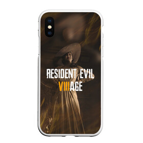 Чехол для iPhone XS Max матовый с принтом RESIDENT EVIL VILLAGE | ЛЕДИ ДИМИТРЕСКУ (Z) в Новосибирске, Силикон | Область печати: задняя сторона чехла, без боковых панелей | Тематика изображения на принте: horror | resident evil | resident evil 8 | village | демитреска | деревня | димитреску | леди димитреска | обитель зла | резидент эвил | ресидент евил | хоррор