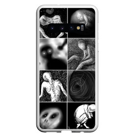 Чехол для Samsung Galaxy S10 с принтом Мрачные скетчи Плитка в Новосибирске, Силикон | Область печати: задняя сторона чехла, без боковых панелей | halloween | sketches | мрачное | рисунки | скетчи | страшное | ужасы | человечки