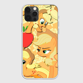 Чехол для iPhone 12 Pro Max с принтом Applejack pattern в Новосибирске, Силикон |  | my little pony | дружба это чудо | единорог | единороги | май литл пони | мульт | мультфильм