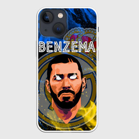 Чехол для iPhone 13 mini с принтом KARIM BENZEMA   КАРИМ БЕНЗЕМА в Новосибирске,  |  | football | karim mostafa benzema | real madrid | sport | карим бензема | реал мадрид | сборная франции | спорт | футбол.