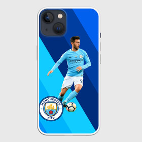 Чехол для iPhone 13 с принтом Бернарду Силва Манчестер Сити в Новосибирске,  |  | manchester city | бернарду силва | манчестер сити | сборная португалии | футбол | футболист