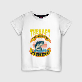 Детская футболка хлопок с принтом Трофейная рыбалка на карпа в Новосибирске, 100% хлопок | круглый вырез горловины, полуприлегающий силуэт, длина до линии бедер | fish | карп | лето | отдых | поклев | рыба | рыбалка | рыболов | спиннинг | удилище | удочка