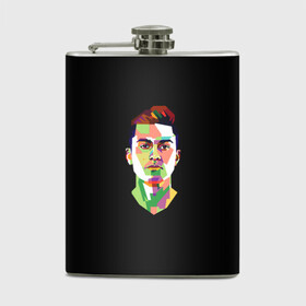 Фляга с принтом Paulo Dybala Pop Art в Новосибирске, металлический корпус | емкость 0,22 л, размер 125 х 94 мм. Виниловая наклейка запечатывается полностью | Тематика изображения на принте: art | champion | dybala | football | form | institute | juventus | palermo | paulo | player | pop | soccer | uniform | дибала | институто | легенда | палермо | пауло | форма | футбол | футбола | футболист | чемпион | ювентус