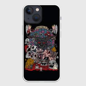 Чехол для iPhone 13 mini с принтом Азейк и боссы в Новосибирске,  |  | afterbirth | indie | lucifer | rebirth | repentance | rogue like | the binding of isaac | айзек | жертва | жертвоприношение исаака | инди | исаак | исак | люцифер | рогалик