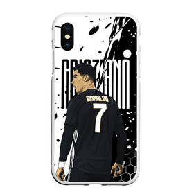 Чехол для iPhone XS Max матовый с принтом КРИШТИАНУ РОНАЛДУ JUVENTUS в Новосибирске, Силикон | Область печати: задняя сторона чехла, без боковых панелей | Тематика изображения на принте: cristiano ronaldo | football | juventus | sport | криштиану роналду | сборная португалии. | спорт | футбол | ювентус