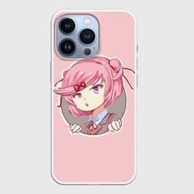 Чехол для iPhone 13 Pro с принтом Нацуки в Новосибирске,  |  | anime | game | games | monika | natsuki | sayori | yuri | аниме | визуальный роман | доки доки | игра | игры | литературный клуб | моника | нацуки | саёри | юри