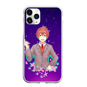 Чехол для iPhone 11 Pro Max матовый с принтом Protagonist в Новосибирске, Силикон |  | anime | game | games | monika | natsuki | sayori | yuri | аниме | визуальный роман | доки доки | игра | игры | литературный клуб | моника | нацуки | саёри | юри