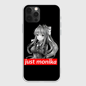 Чехол для iPhone 12 Pro Max с принтом Just Monika в Новосибирске, Силикон |  | anime | game | games | monika | natsuki | sayori | yuri | аниме | визуальный роман | доки доки | игра | игры | литературный клуб | моника | нацуки | саёри | юри