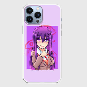 Чехол для iPhone 13 Pro Max с принтом Милая Юри в Новосибирске,  |  | anime | game | games | monika | natsuki | sayori | yuri | аниме | визуальный роман | доки доки | игра | игры | литературный клуб | моника | нацуки | саёри | юри