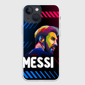 Чехол для iPhone 13 mini с принтом ЛИОНЕЛЬ МЕССИ   BARCELONA в Новосибирске,  |  | argentina | barcelona | football | lionel andrs messi | sport | uefa | аргентина | барселона | лионель месси | спорт | уефа. | футбол