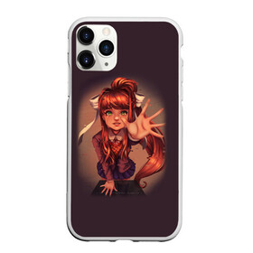 Чехол для iPhone 11 Pro Max матовый с принтом Моника. (Monika) в Новосибирске, Силикон |  | anime | doki doki literature club | monika | natsuki | sayori | yuri | аниме | доки доки | доки доки литературный клуб | моника | нацуки | саёри | юри