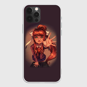 Чехол для iPhone 12 Pro Max с принтом Моника. (Monika) в Новосибирске, Силикон |  | anime | doki doki literature club | monika | natsuki | sayori | yuri | аниме | доки доки | доки доки литературный клуб | моника | нацуки | саёри | юри