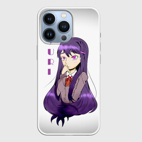 Чехол для iPhone 13 Pro с принтом Doki Doki YURI в Новосибирске,  |  | anime | doki doki literature club | monika | natsuki | sayori | yuri | аниме | доки доки | доки доки литературный клуб | моника | нацуки | саёри | юри