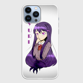 Чехол для iPhone 13 Pro Max с принтом Doki Doki YURI в Новосибирске,  |  | anime | doki doki literature club | monika | natsuki | sayori | yuri | аниме | доки доки | доки доки литературный клуб | моника | нацуки | саёри | юри