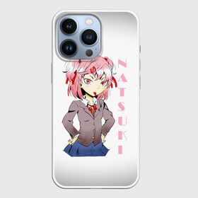 Чехол для iPhone 13 Pro с принтом Doki Doki NATSUKI в Новосибирске,  |  | anime | doki doki literature club | monika | natsuki | sayori | yuri | аниме | доки доки | доки доки литературный клуб | моника | нацуки | саёри | юри