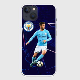 Чехол для iPhone 13 с принтом Silva Bernardo Манчестер Сити в Новосибирске,  |  | manchester city | бернарду силва | манчестер сити | сборная португалии | футбол | футболист